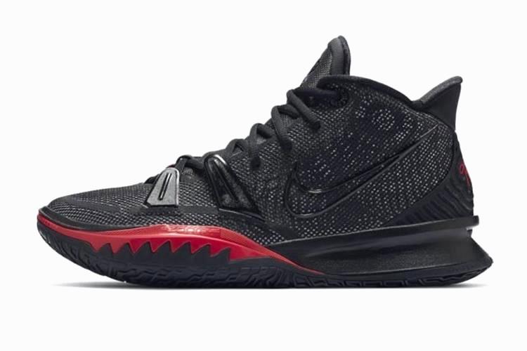 Kyrie 5 store black white red